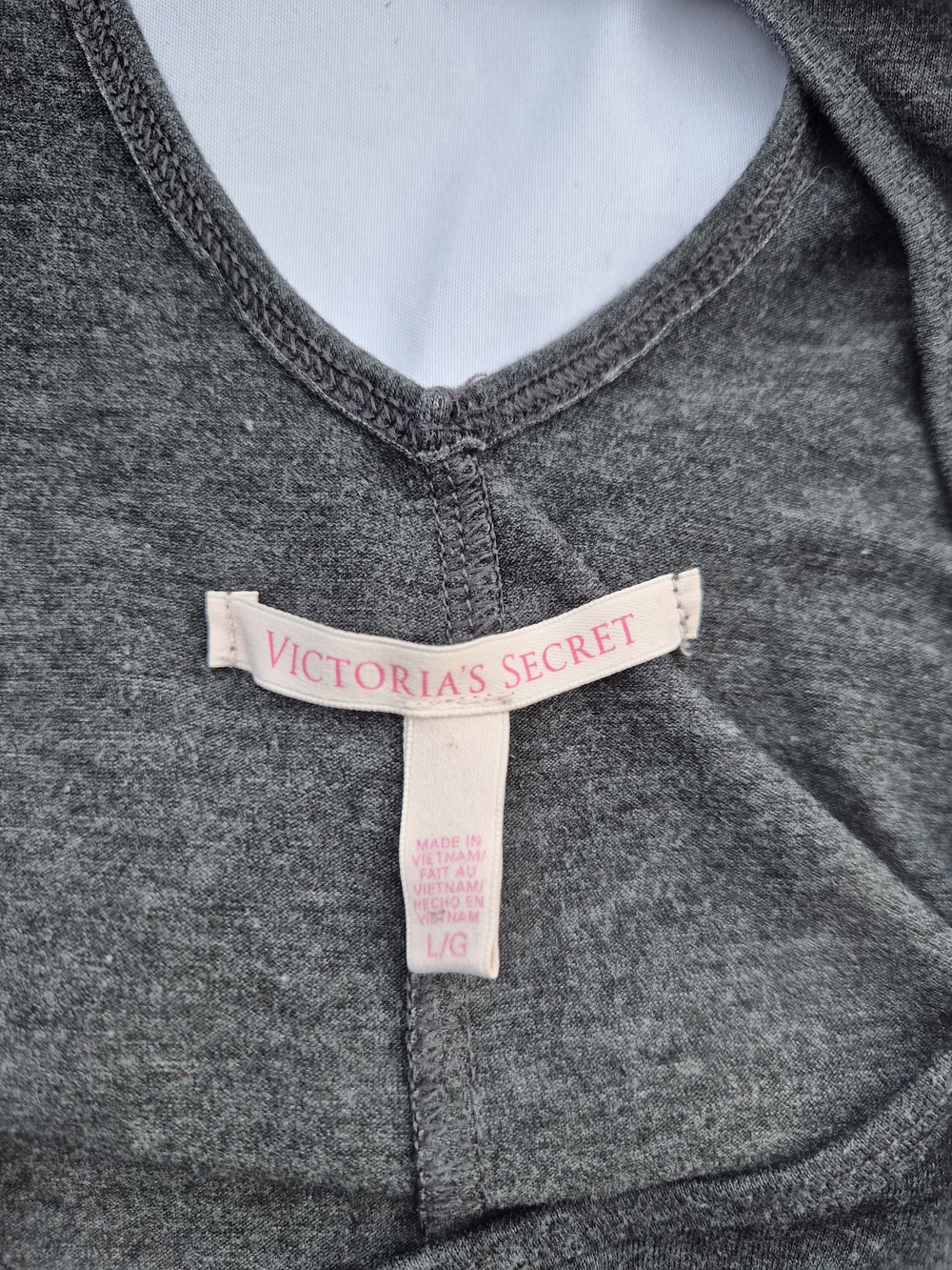 Victoria's Secret Charcoal Gray Sleeveless Tank Romper - Picture 3 of 3